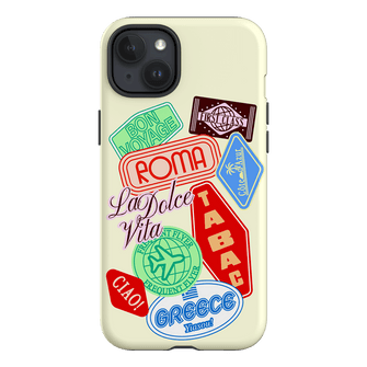 Well Travelled Printed Phone Cases iPhone 15 Plus / Armoured by The Dairy - The Dairy