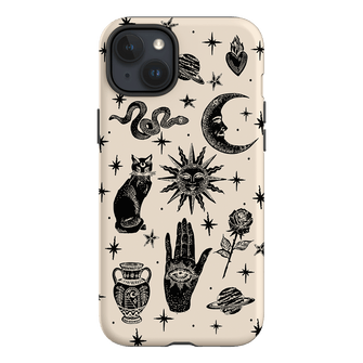 Astro Flash Beige Printed Phone Cases by Veronica Tucker - The Dairy