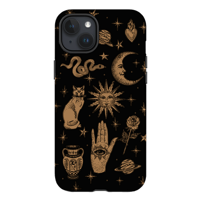 Astro Flash Noir Printed Phone Cases iPhone 15 Plus / Armoured by Veronica Tucker - The Dairy