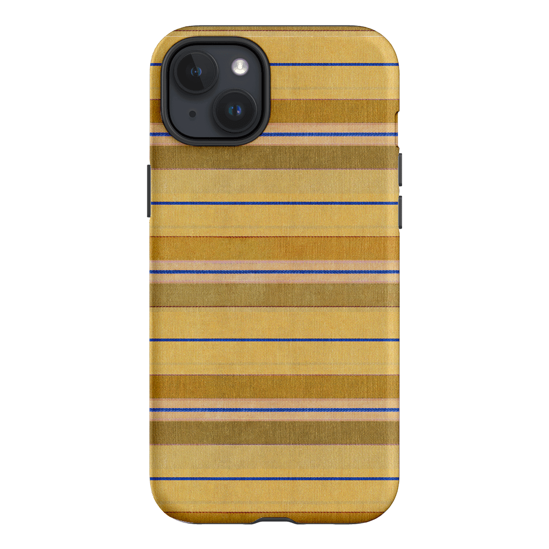 Golden Stripe Printed Phone Cases iPhone 15 Plus / Armoured by Fenton & Fenton - The Dairy