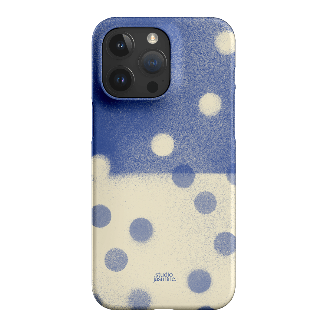 Bleu Polka Dot Printed Phone Cases iPhone 15 Pro Max / Snap by Jasmine Dowling - The Dairy