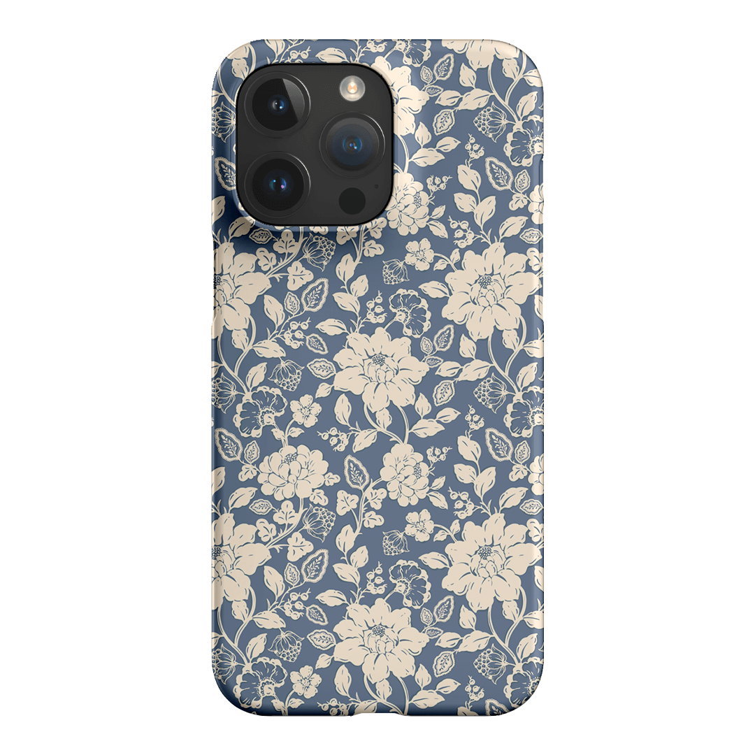 Blue Garden Printed Phone Cases iPhone 15 Pro Max / Snap by Kasiags Art - The Dairy