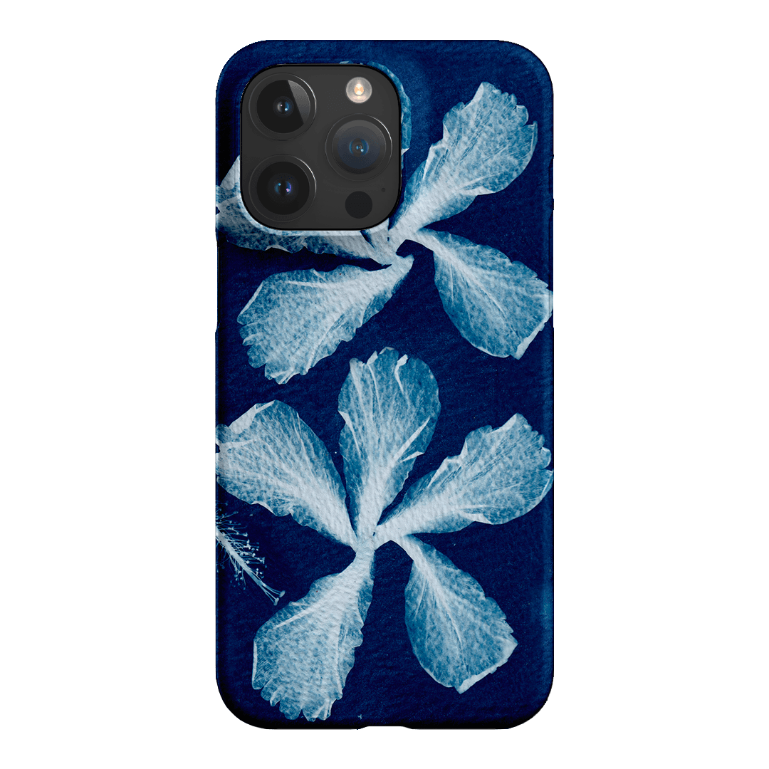 Hibiscus Cyanotype Printed Phone Cases iPhone 15 Pro Max / Snap by Sally Hungerford - The Dairy
