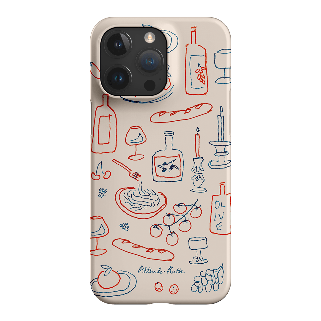 Italian Fare Printed Phone Cases iPhone 15 Pro Max / Snap by Phthalo Ruth - The Dairy