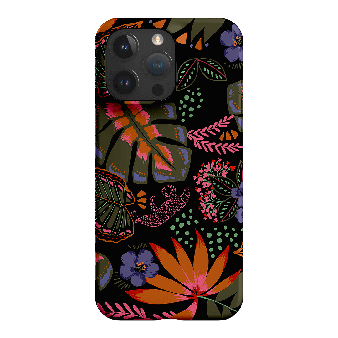 Jungle Leopard Printed Phone Cases iPhone 15 Pro Max / Snap by Charlie Taylor - The Dairy