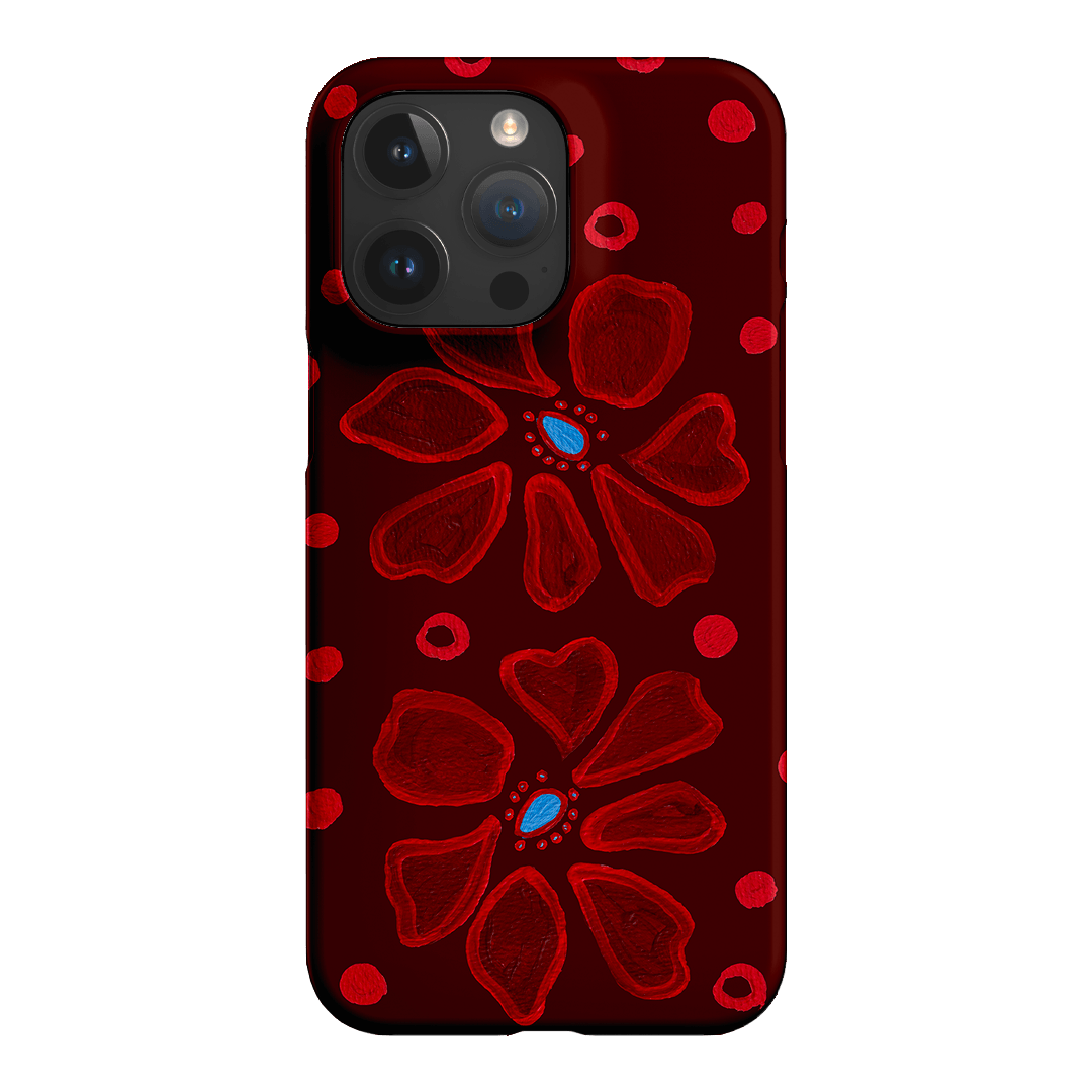Painted Petal Rouge Printed Phone Cases iPhone 15 Pro Max / Snap by BG. Studio - The Dairy