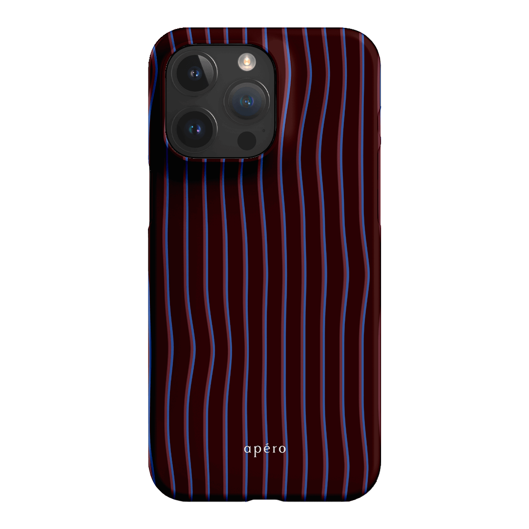 Panama Burgundy Printed Phone Cases iPhone 15 Pro Max / Snap by Apero - The Dairy