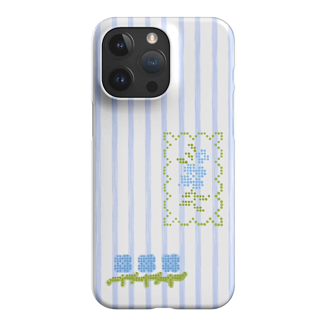 Patchwork Blue Printed Phone Cases iPhone 15 Pro Max / Snap by Kayla Carr - The Dairy