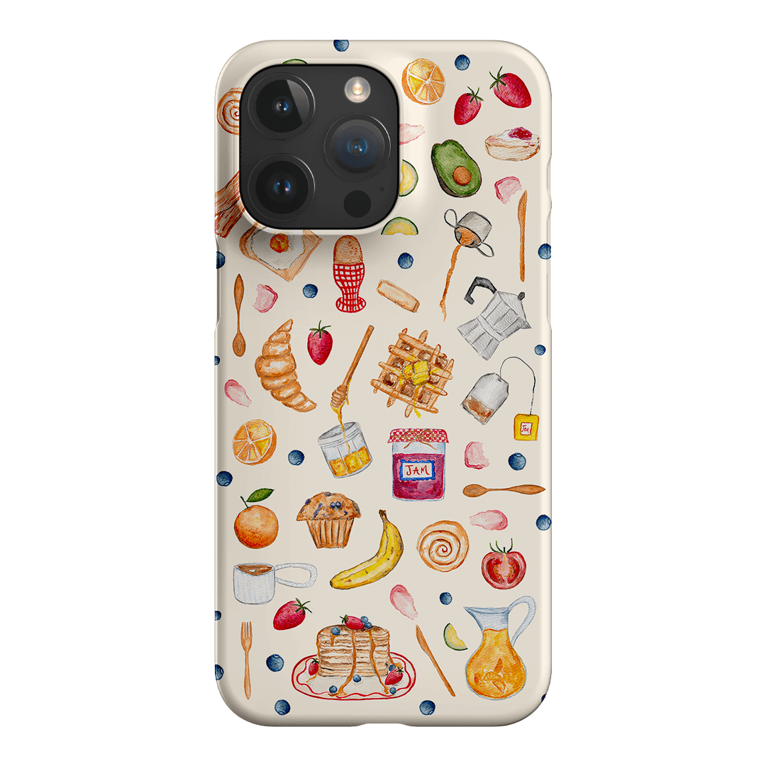 Sunday Breakfast Printed Phone Cases iPhone 15 Pro Max / Snap by BG. Studio - The Dairy