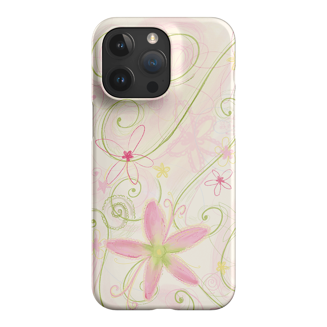 Swirl Pink Printed Phone Cases iPhone 15 Pro Max / Snap by Kayla Carr - The Dairy