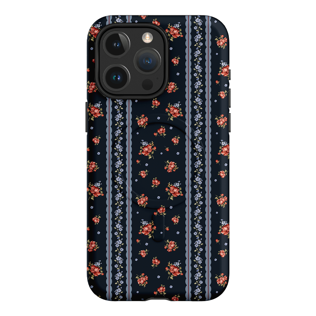Midnight Stripe Printed Phone Cases iPhone 15 Pro Max / Armoured MagSafe by Kasiags Art - The Dairy