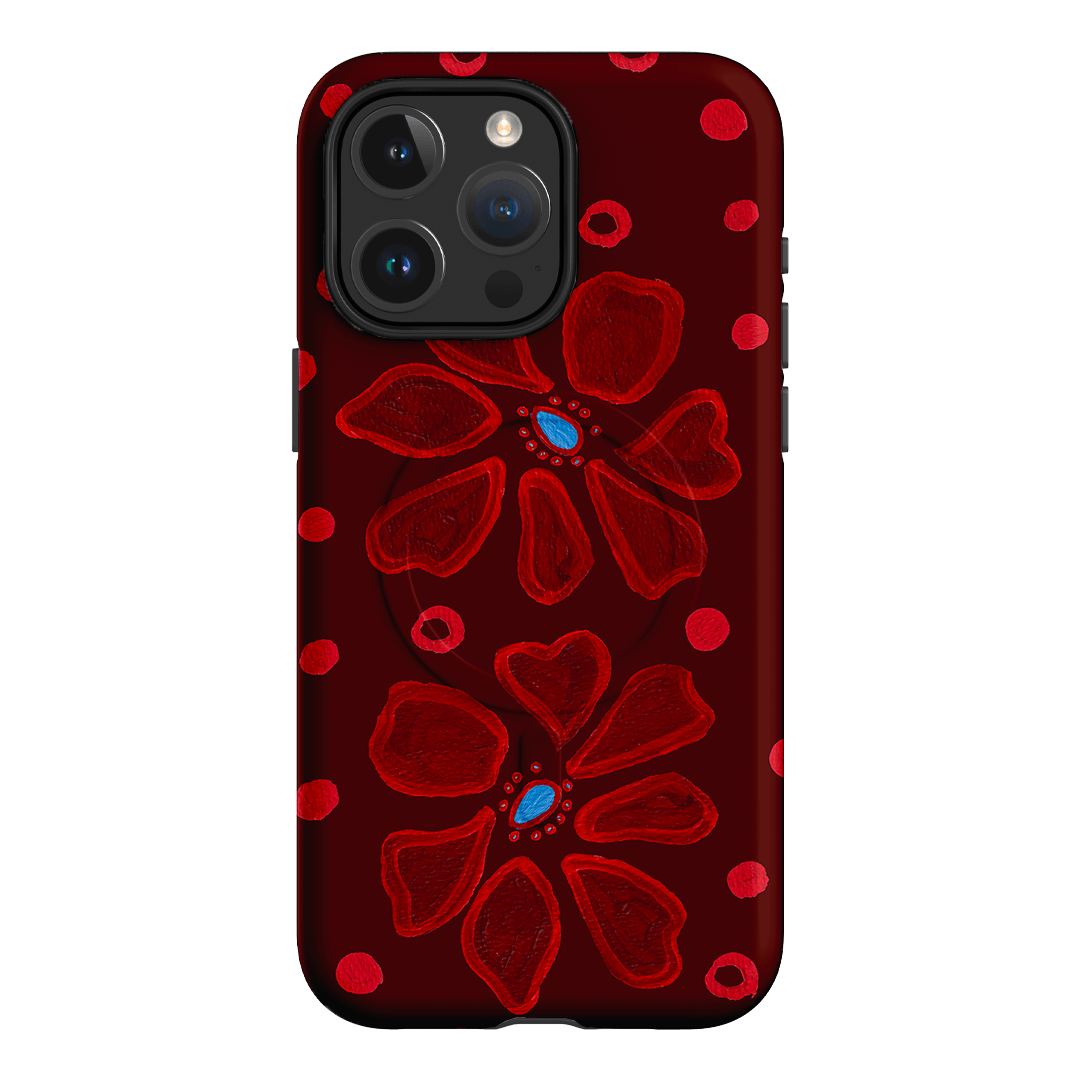 Painted Petal Rouge Printed Phone Cases iPhone 15 Pro Max / Armoured MagSafe by BG. Studio - The Dairy