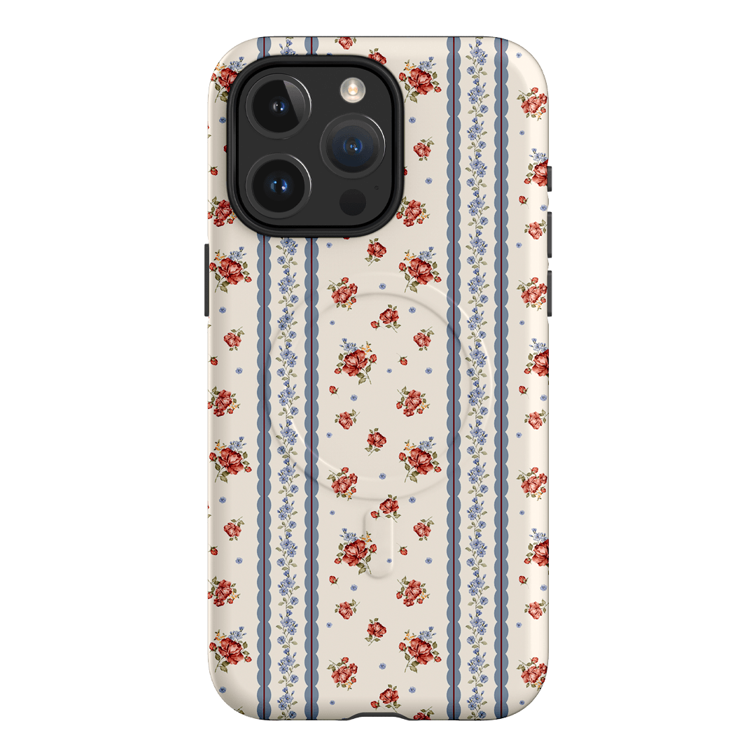Rose Stripe Printed Phone Cases iPhone 15 Pro Max / Armoured MagSafe by Kasiags Art - The Dairy