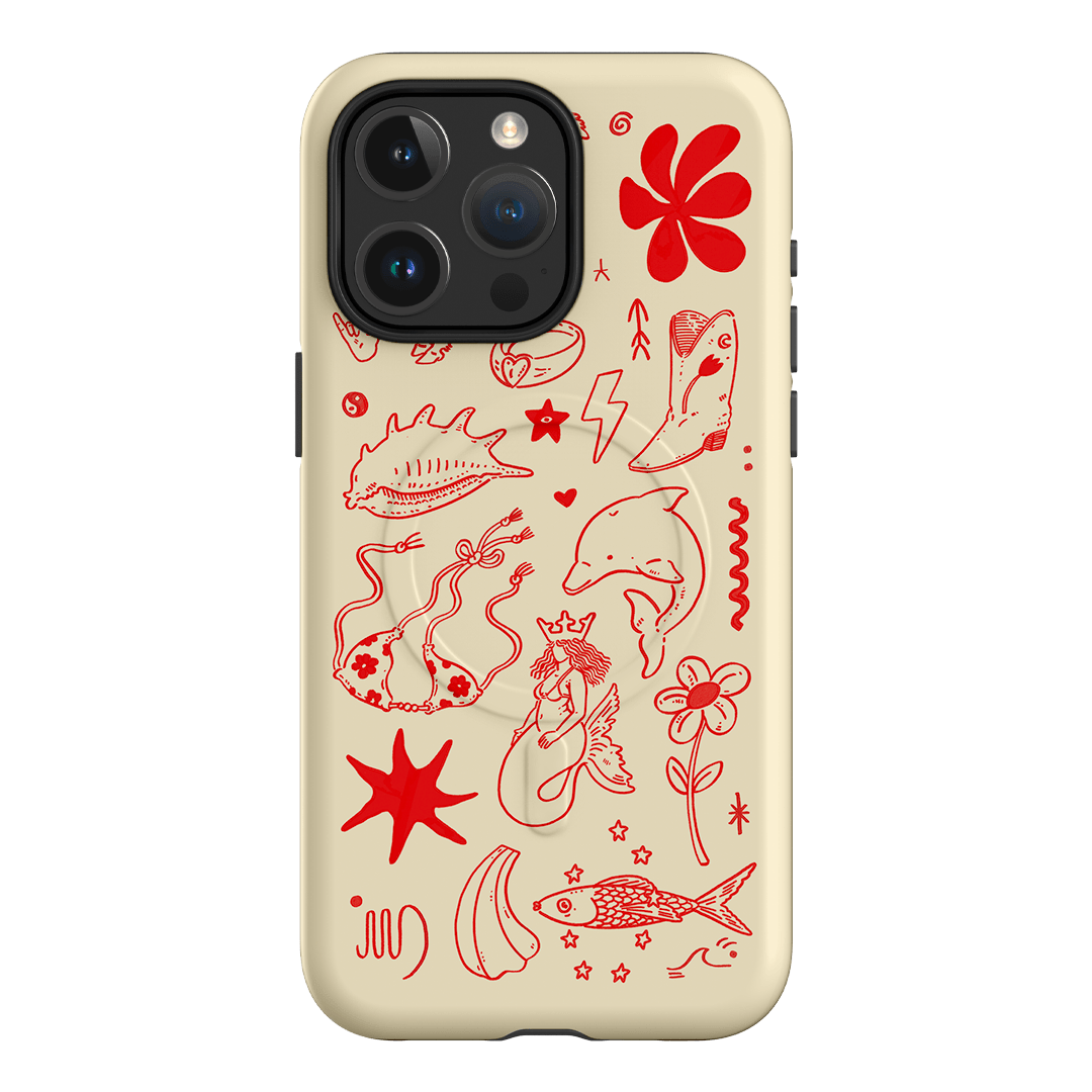 Spiced Cowboy Cream Printed Phone Cases iPhone 15 Pro Max / Armoured MagSafe by Easty Beasty - The Dairy