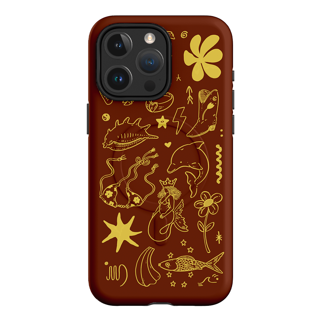 Spiced Cowboy Chocolate Printed Phone Cases iPhone 15 Pro Max / Armoured MagSafe by Easty Beasty - The Dairy