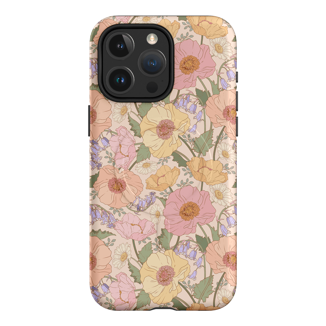 Spring Poppy Printed Phone Cases iPhone 15 Pro Max / Armoured MagSafe by Kasiags Art - The Dairy