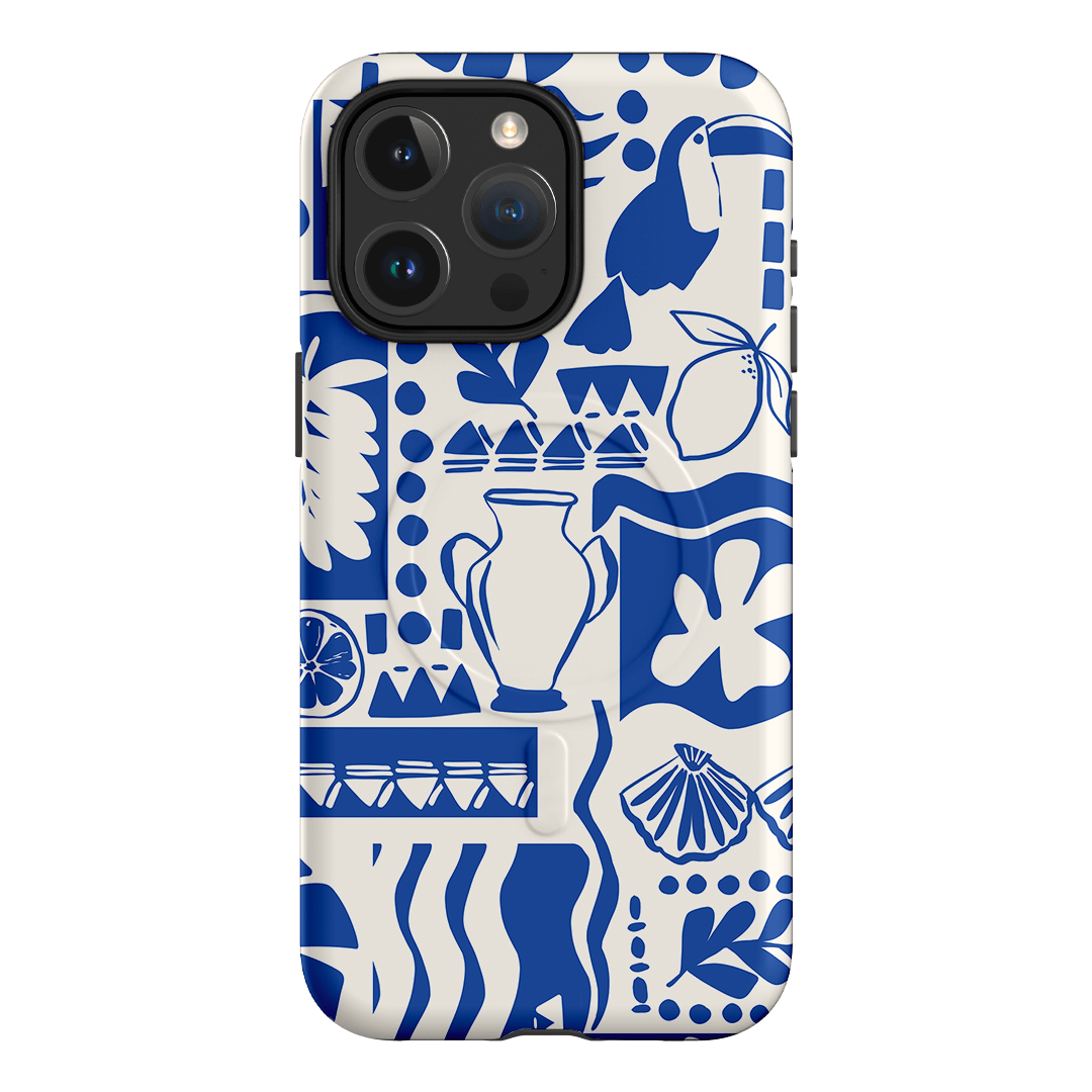 Toucan Blue Printed Phone Cases iPhone 15 Pro Max / Armoured MagSafe by Charlie Taylor - The Dairy