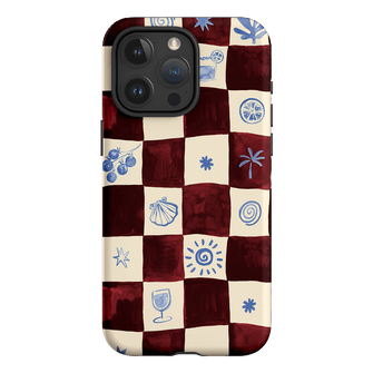 Afternoon Mezze Maroon Printed Phone Cases iPhone 15 Pro Max / Armoured by Charlie Taylor - The Dairy