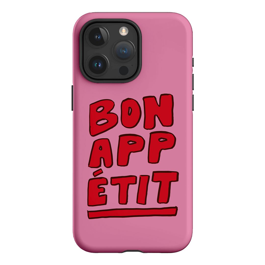 Bon Appetit Red Printed Phone Cases iPhone 15 Pro Max / Armoured by The Dairy - The Dairy