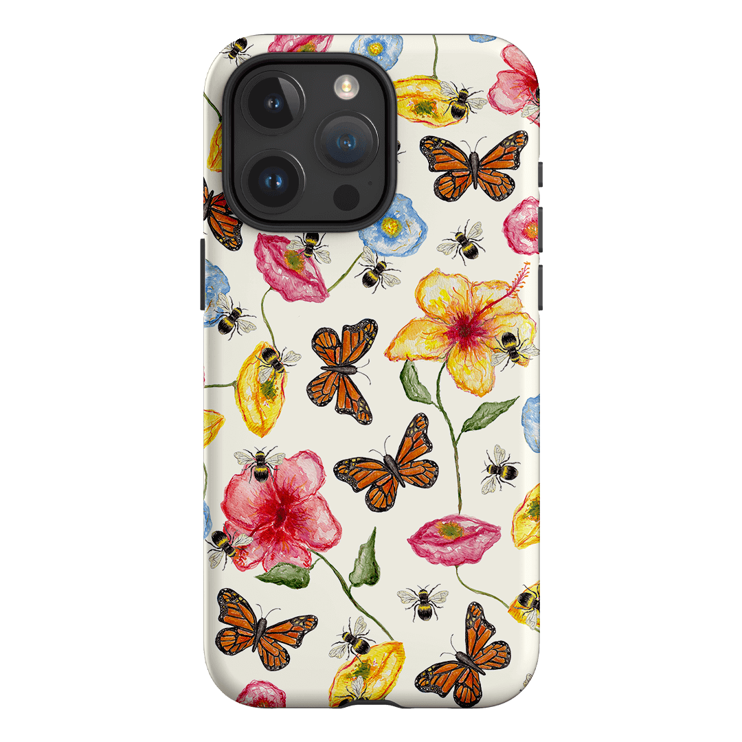 Butterflies & Bees Printed Phone Cases iPhone 15 Pro Max / Armoured by BG. Studio - The Dairy