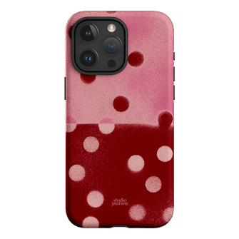 Cherry Polka Dot Printed Phone Cases iPhone 15 Pro Max / Armoured by Jasmine Dowling - The Dairy