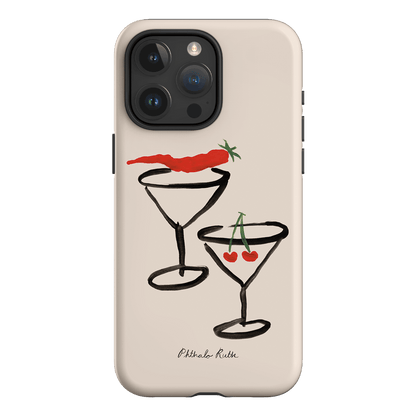 Chili Cherry Printed Phone Cases iPhone 15 Pro Max / Armoured by Phthalo Ruth - The Dairy