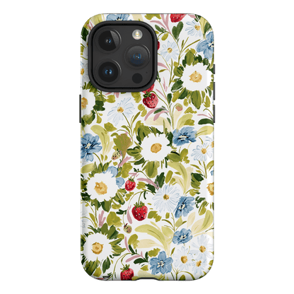 Garden Strawberries Printed Phone Cases iPhone 15 Pro Max / Armoured by Ellie Mae - The Dairy