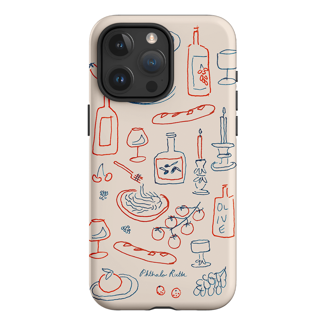 Italian Fare Printed Phone Cases iPhone 15 Pro Max / Armoured by Phthalo Ruth - The Dairy