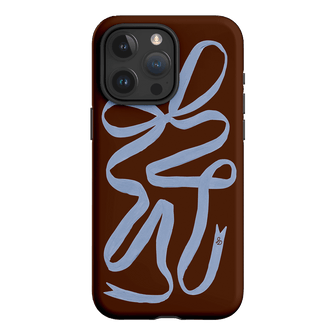 Mocha Ribbon Printed Phone Cases iPhone 15 Pro Max / Armoured by Jasmine Dowling - The Dairy
