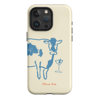 Mootini Blue Printed Phone Cases iPhone 15 Pro Max / Armoured by Phthalo Ruth - The Dairy