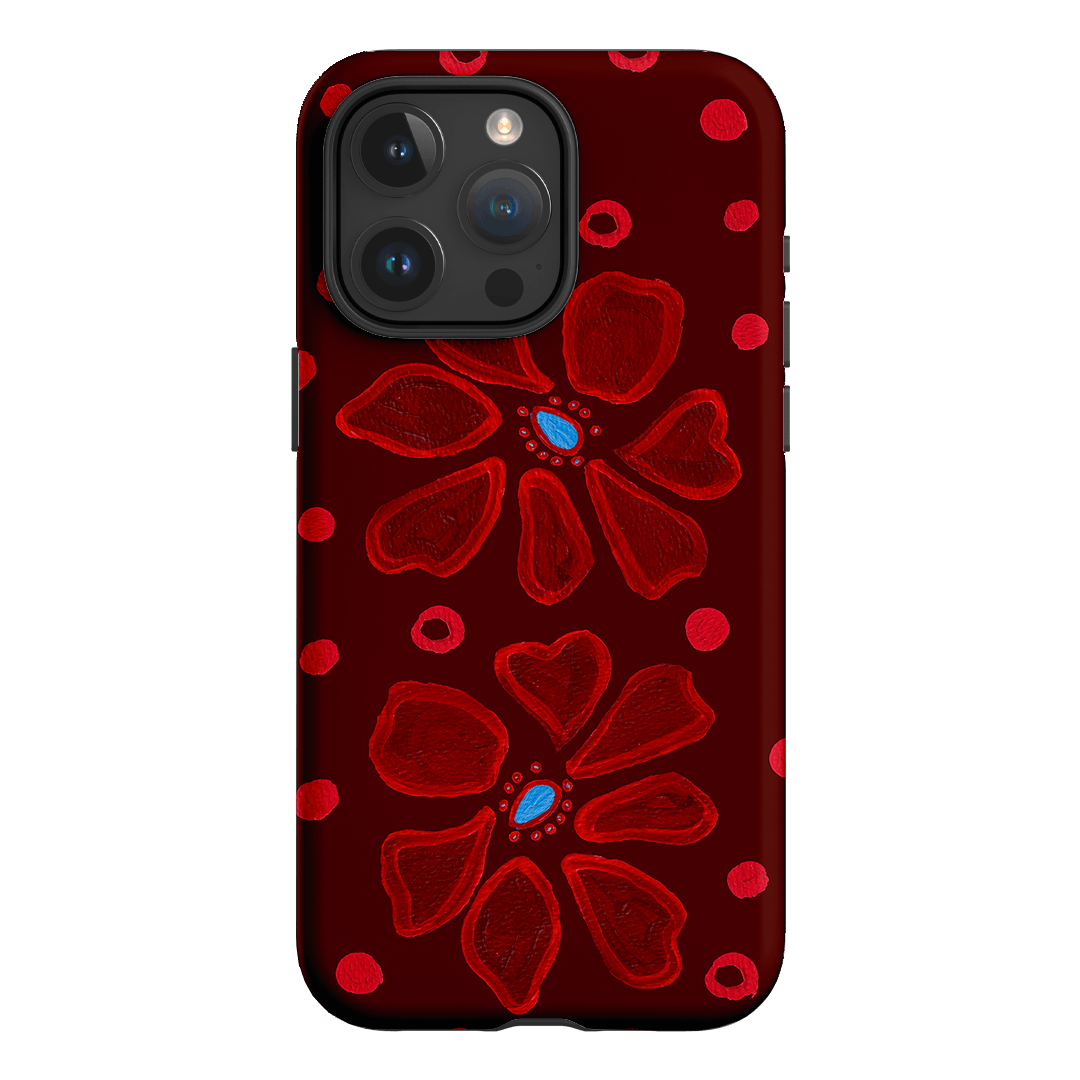 Painted Petal Rouge Printed Phone Cases iPhone 15 Pro Max / Armoured by BG. Studio - The Dairy
