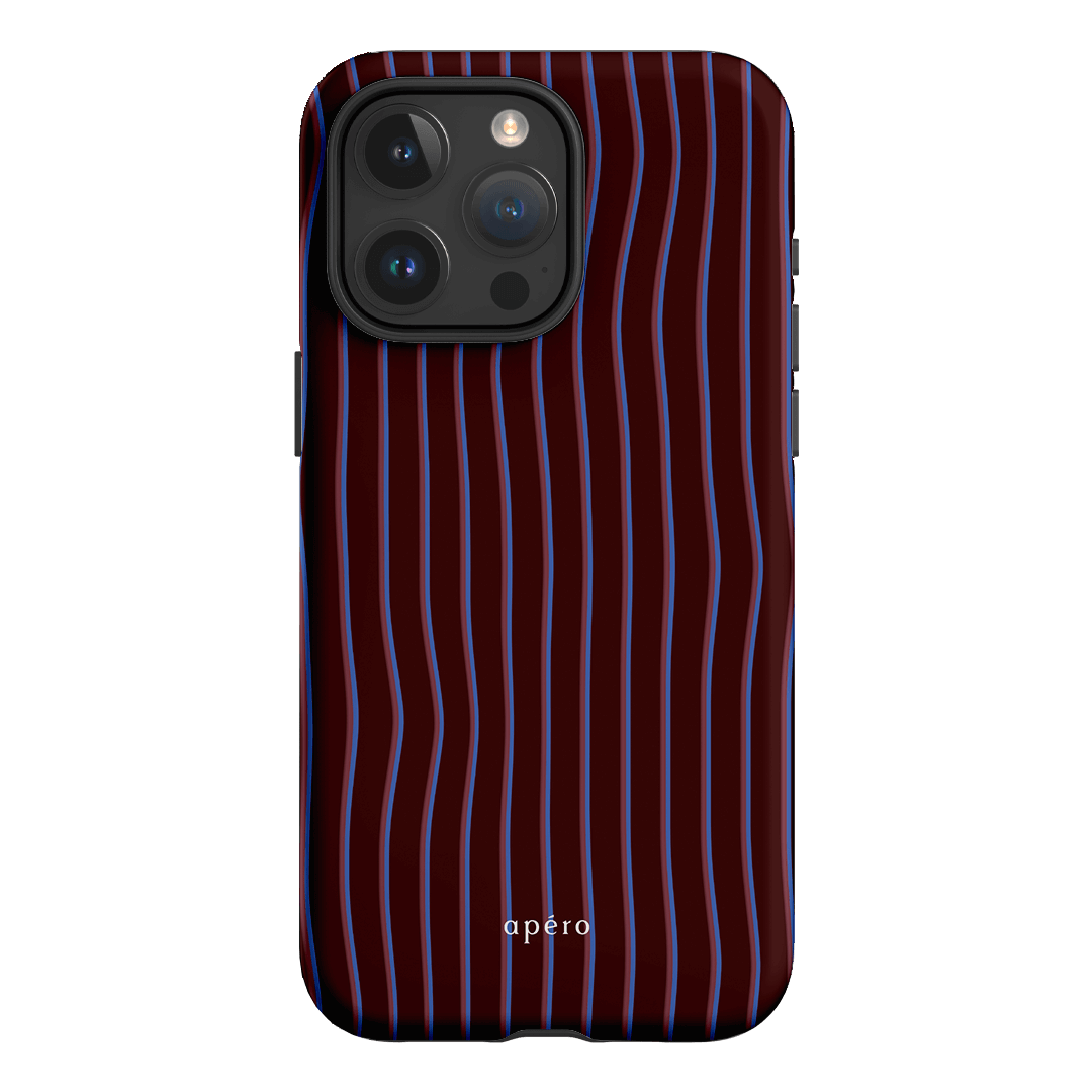 Panama Burgundy Printed Phone Cases iPhone 15 Pro Max / Armoured by Apero - The Dairy