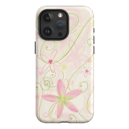Swirl Pink Printed Phone Cases iPhone 15 Pro Max / Armoured by Kayla Carr - The Dairy