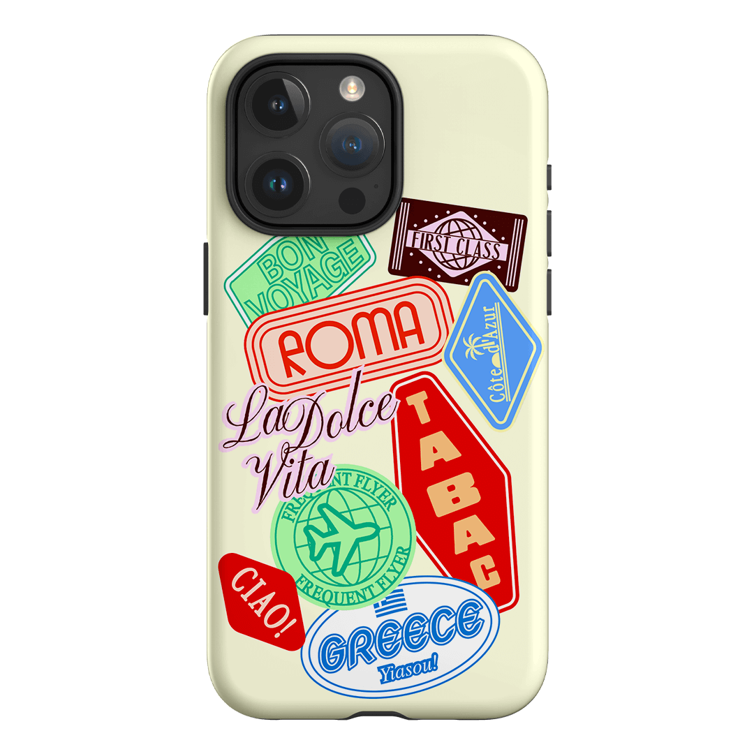 Well Travelled Printed Phone Cases iPhone 15 Pro Max / Armoured by The Dairy - The Dairy