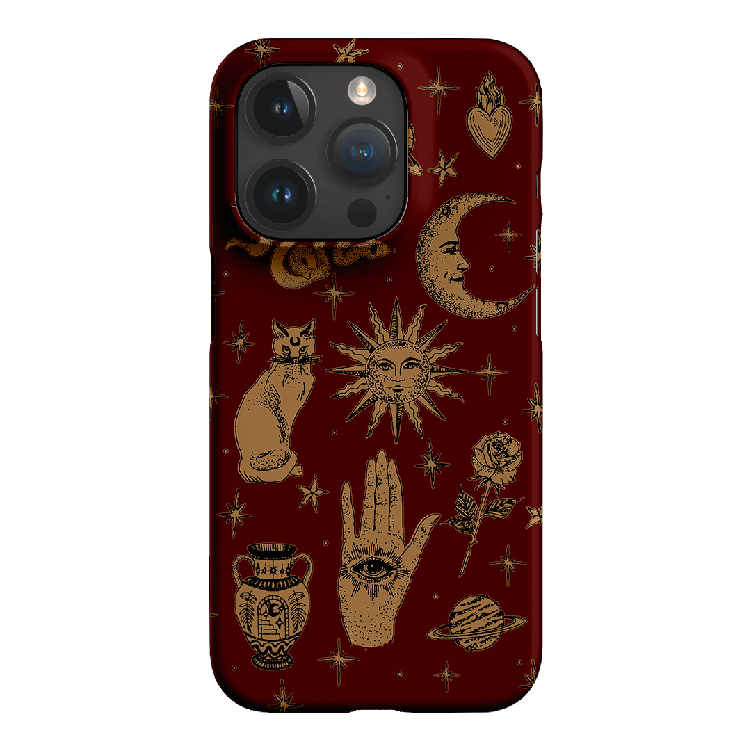 Astro Flash Red Printed Phone Cases iPhone 15 Pro / Snap by Veronica Tucker - The Dairy