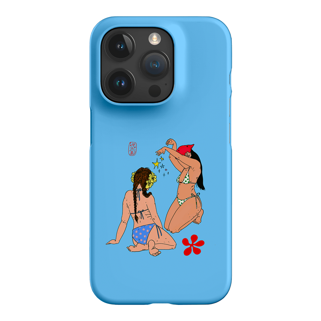 Babe Magic Blue Printed Phone Cases iPhone 15 Pro / Snap by Easty Beasty - The Dairy