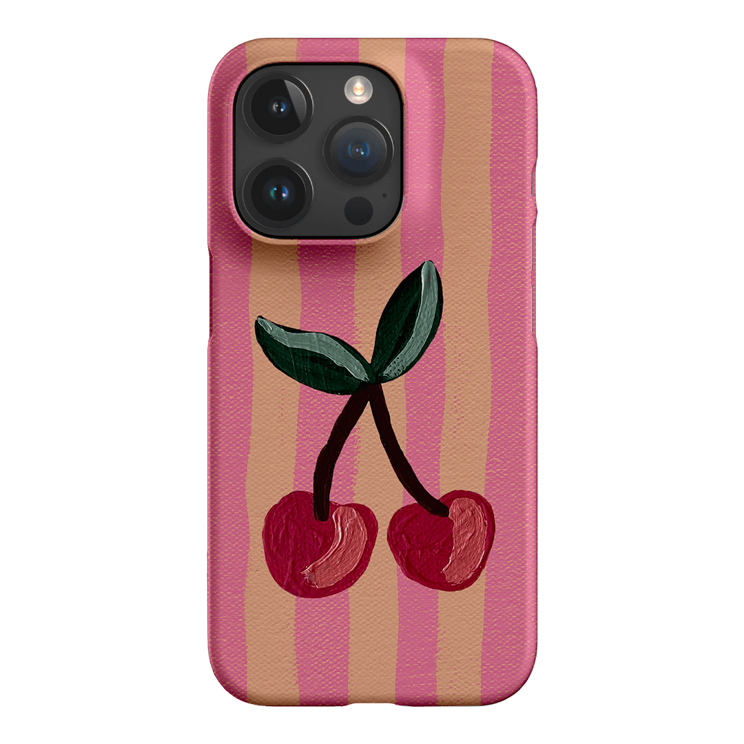 Cherry On Top Printed Phone Cases iPhone 15 Pro / Snap by Amy Gibbs - The Dairy