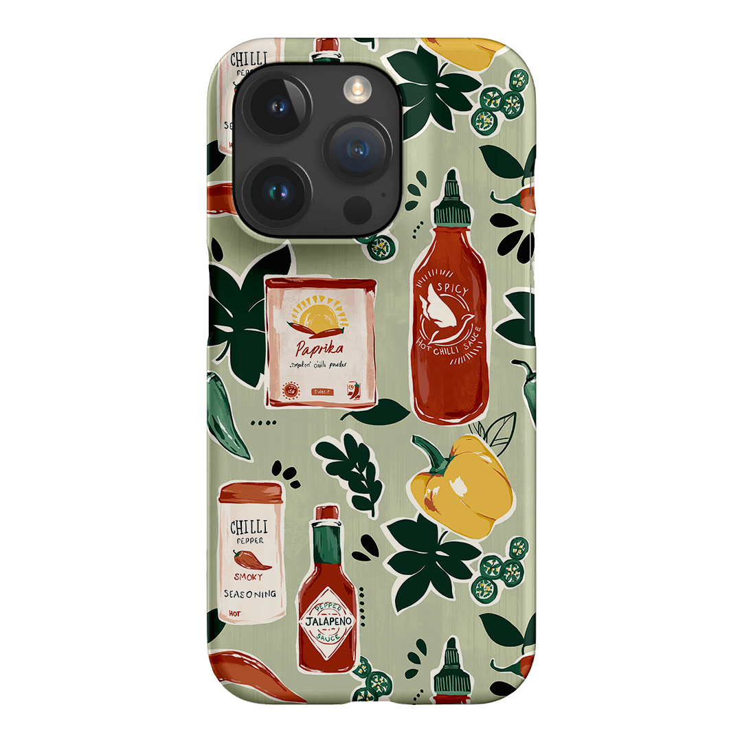 Chilli Pepper Printed Phone Cases iPhone 15 Pro / Snap by Charlie Taylor - The Dairy