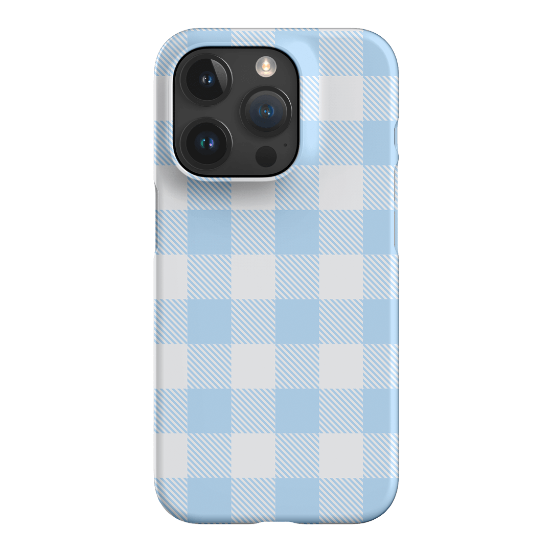 Cloud Plaid Printed Phone Cases iPhone 15 Pro / Snap by The Dairy - The Dairy