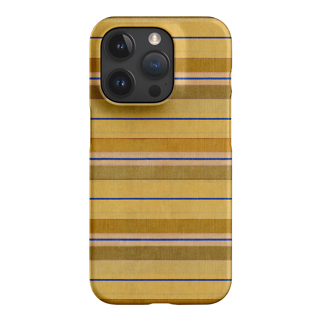 Golden Stripe Printed Phone Cases iPhone 15 Pro / Snap by Fenton & Fenton - The Dairy
