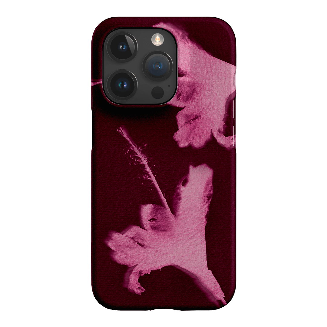 Hibiscus Glow Printed Phone Cases iPhone 15 Pro / Snap by Sally Hungerford - The Dairy