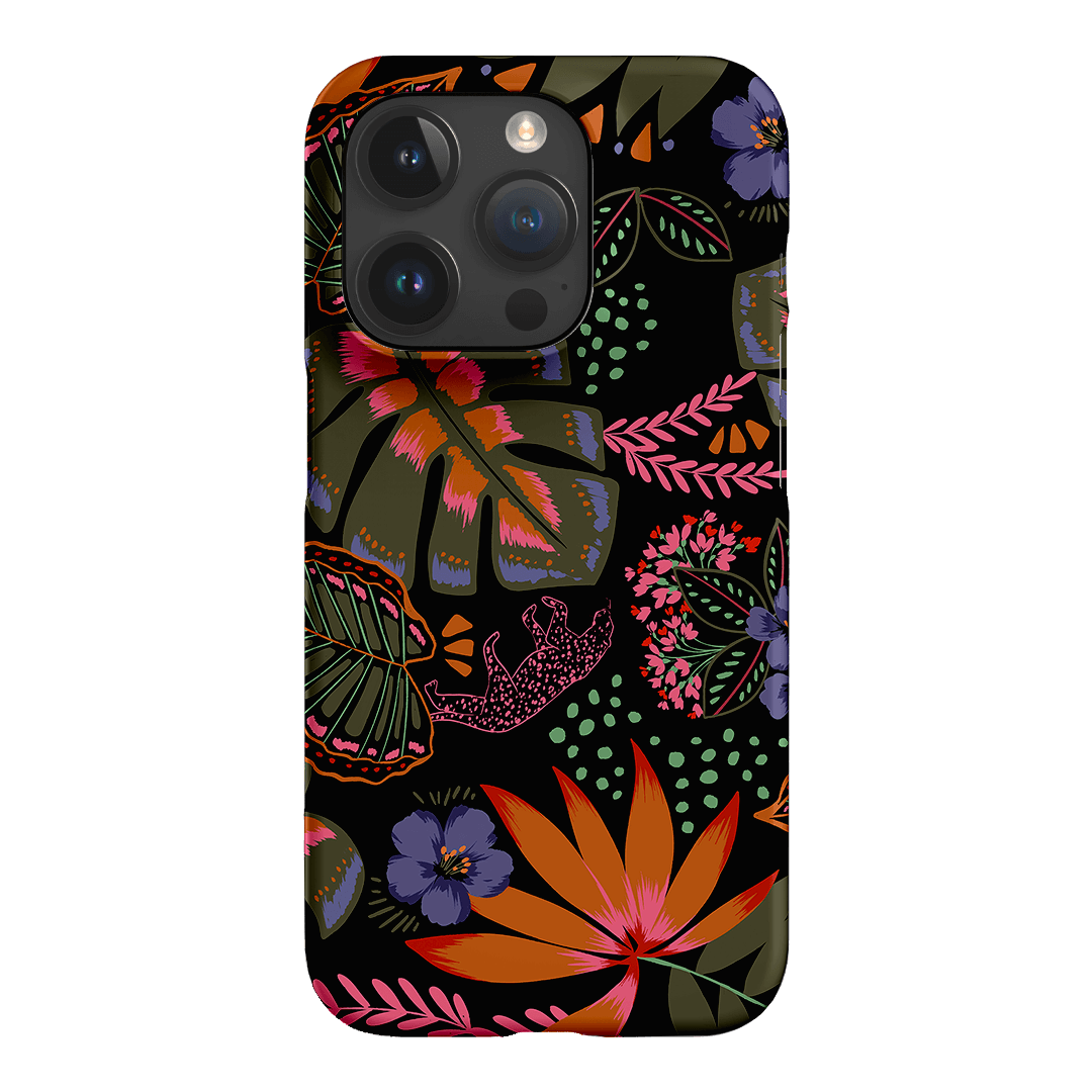 Jungle Leopard Printed Phone Cases iPhone 15 Pro / Snap by Charlie Taylor - The Dairy