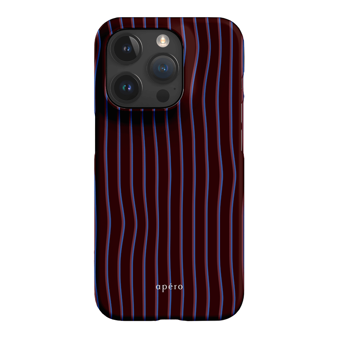 Panama Burgundy Printed Phone Cases iPhone 15 Pro / Snap by Apero - The Dairy