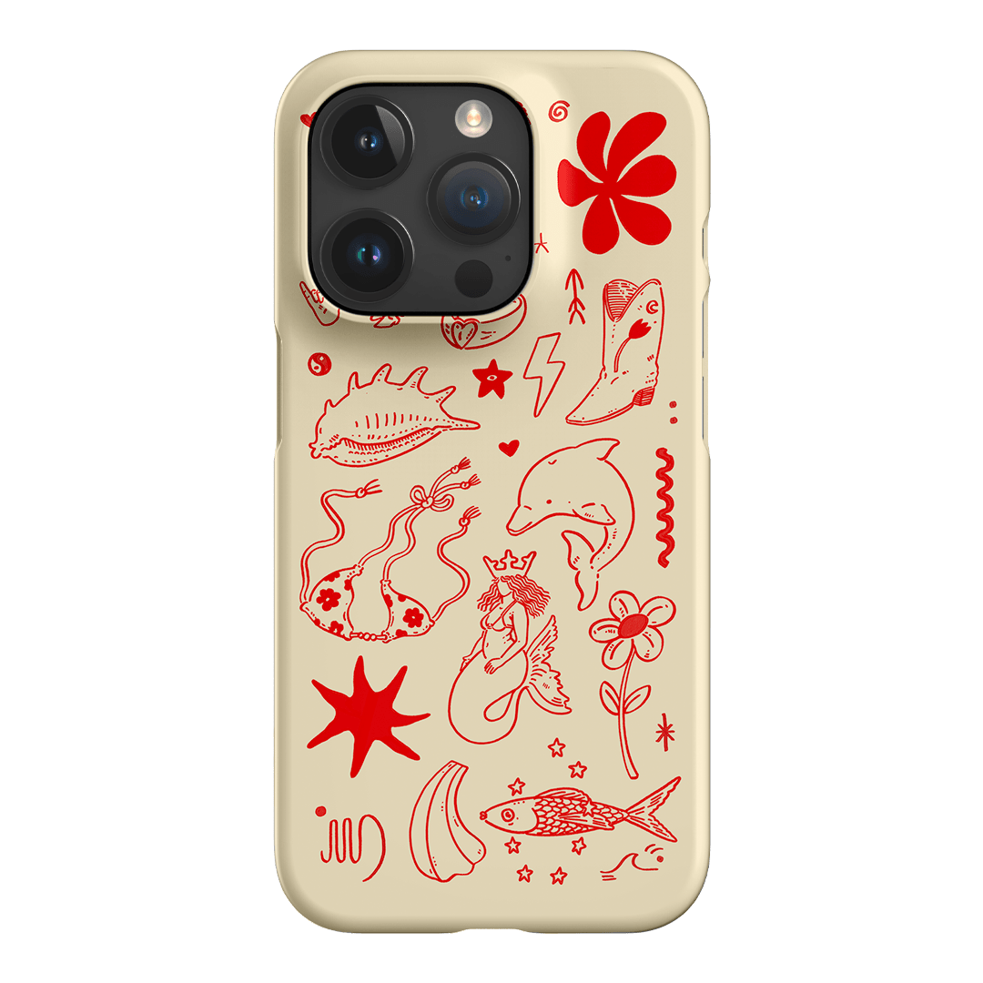 Spiced Cowboy Cream Printed Phone Cases iPhone 15 Pro / Snap by Easty Beasty - The Dairy