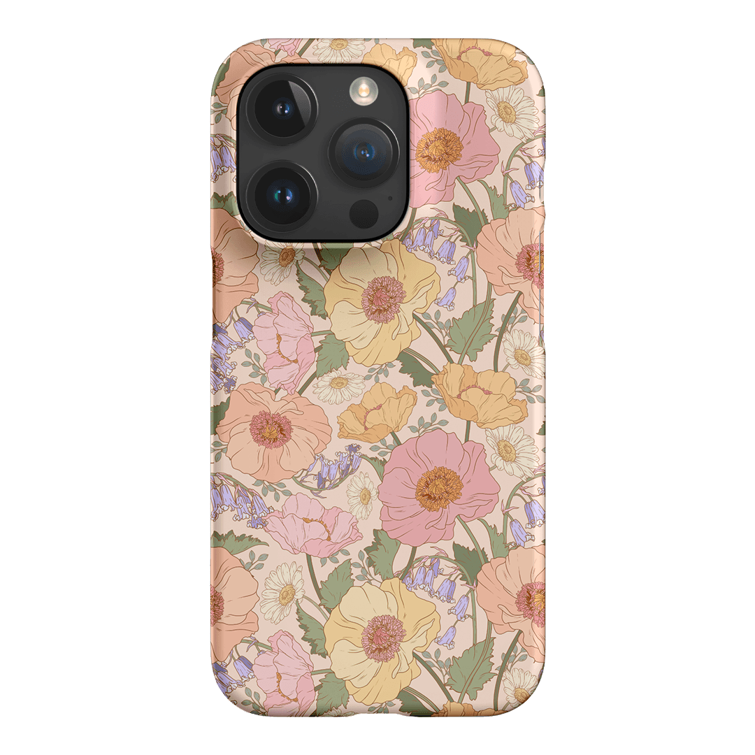 Spring Poppy Printed Phone Cases iPhone 15 Pro / Snap by Kasiags Art - The Dairy