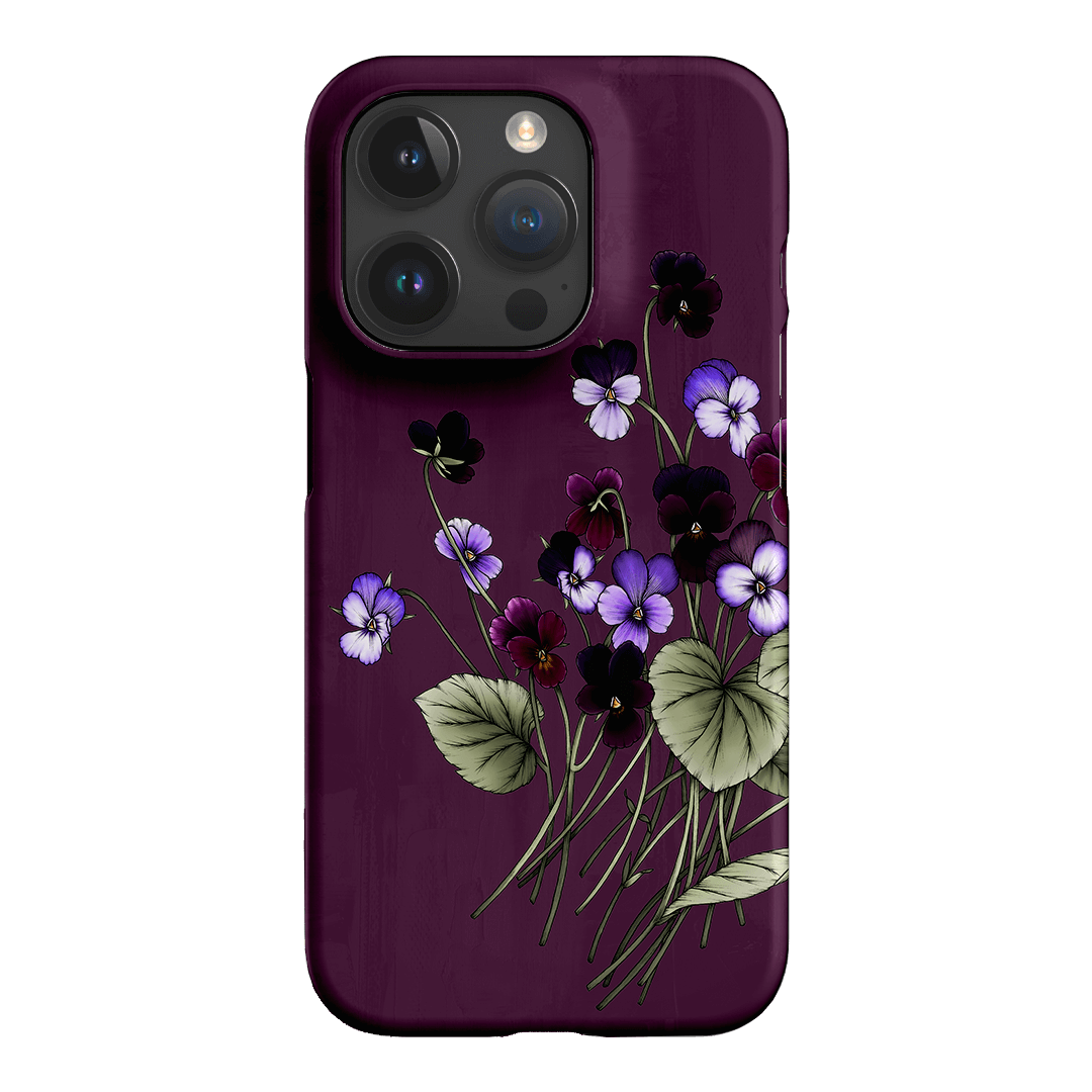 Viola Printed Phone Cases iPhone 15 Pro / Snap by Typoflora - The Dairy