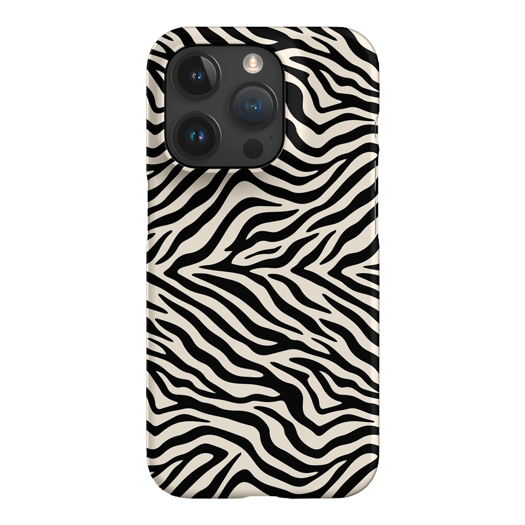Zebra Ink Printed Phone Cases iPhone 15 Pro / Snap by The Dairy - The Dairy