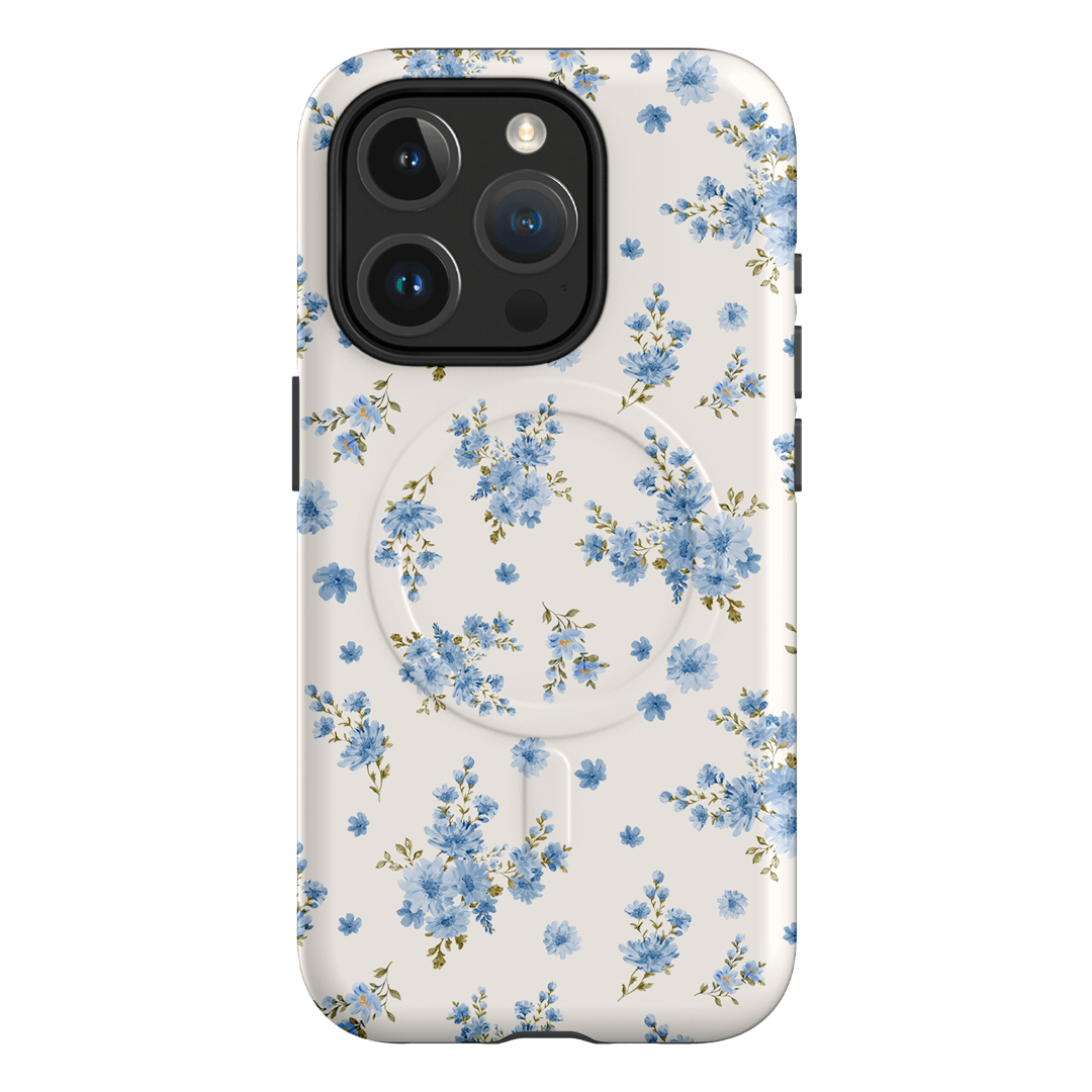Blue Meadow Printed Phone Cases iPhone 15 Pro / Armoured MagSafe by Kasiags Art - The Dairy
