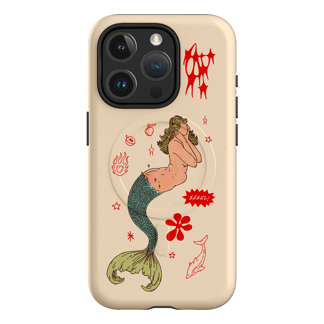 Mimi Cream Printed Phone Cases iPhone 15 Pro / Armoured MagSafe by Easty Beasty - The Dairy