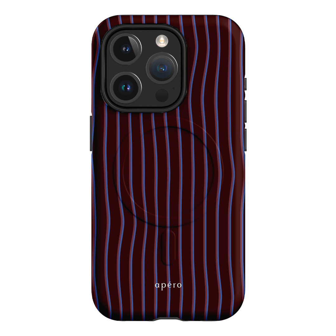 Panama Burgundy Printed Phone Cases iPhone 15 Pro / Armoured MagSafe by Apero - The Dairy